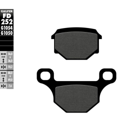 GALFER Brake Pad AJP / Aprilia / Derbi / Keeway / Mash / Peugeot / Rieju 50-200cc 07-24