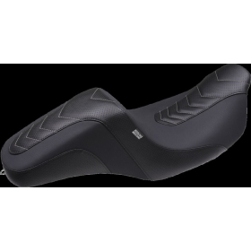 MUSTANG Kodlin Squareback™ Seat Harley Davidson FLH / FLHR / FLHRC / FLHRXS / FLHT / FLHTC / FLHTCU / FLHTK / FLHX  FLTRX 1584–1923cc ABS 08–23