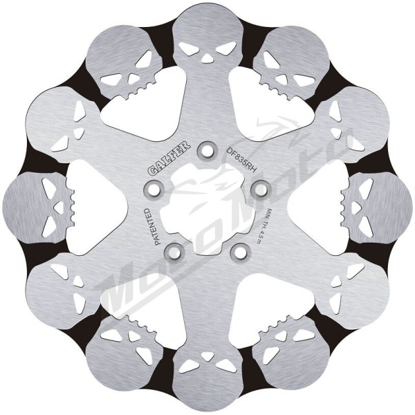 GALFER BRAKE ROTOR FIXED SKULL Harley Davidson FLD / FLHR / FLHRC / FLHRSE / FLHT 1450-1923cc 04-24