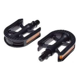 PLASTIC PEDALS WELLGO 1/2" / 9/16" 2pcs