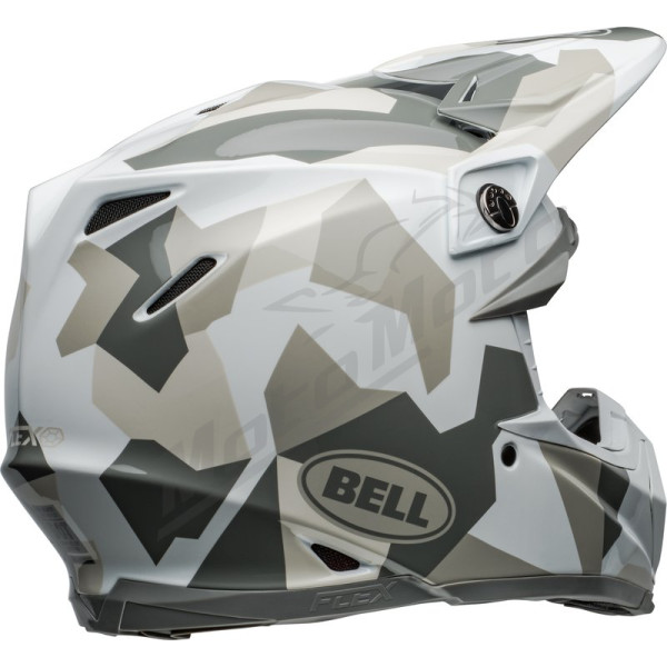 BELL Moto-9S Flex Helmet - Rover Gloss White Camo