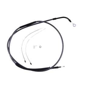 MAGNUM SHIELDING Polished Karbon Fiber Clutch Cable Harley Davidson FLH / FLHTK / FLHX / FLHXS / FLHXSE 1750/1977 21-24 167cm