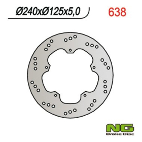 NG BRAKES Front/Rear Floating Brake Disc 298mm Yamaha YZF-R1 / R6 600-1000cc 98-02