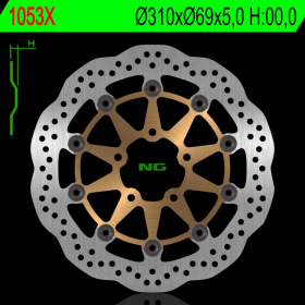 NG Front Brake Disc 310X69X5mm Kawasaki / Suzuki 650-1000cc 02-11