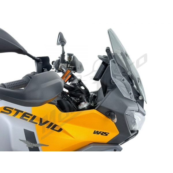WRS Windscreen Sport W/ Radar Smoke Moto Guzzi Stelvio 1000 ABS 24-25