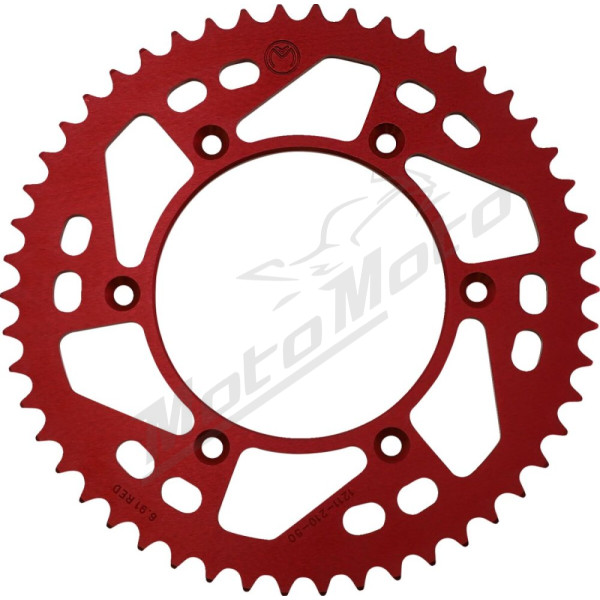 MOOSE OFFROAD HARD-PARTS Rear Aluminum Sprocket 50T Beta / Honda / Red Moto / Yamaha 125-498cc 13-21