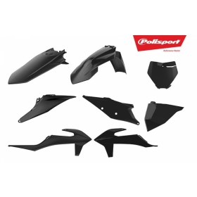 Polisport plastikų komplektas KTM SX, SX-F 125/450cc 19-22 Juoda