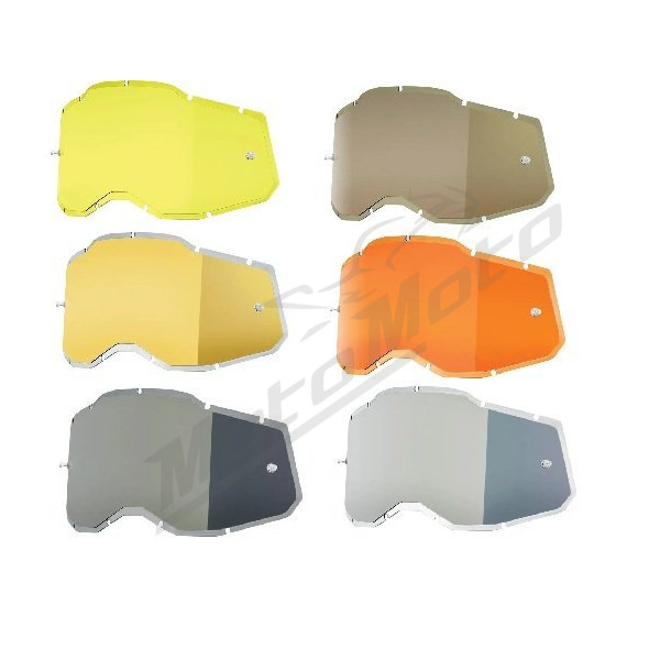 100% Accuri 2/Racecraft 2/Strata 2 Goggle Injected Lens