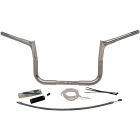 FAT BAGGERS INC. PointedTop Handlebar Kit Chrome 91.5x25.5cm Harley Davidson FLHT / FLHTC / FLHTCUTG / FLHTK 1584-1800 08-13