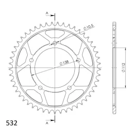 Supersprox Rear sprocket 1873.48 48t