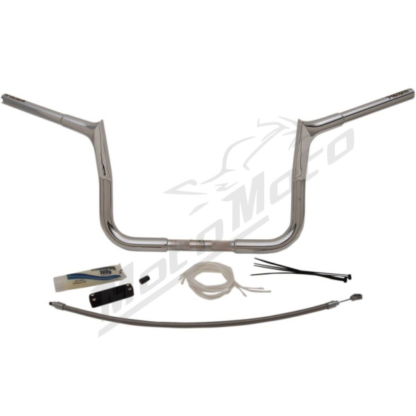 FAT BAGGERS INC. Pointed Top Vairo kompl. chromuotas 91.5x25.5cm Harley Davidson FLHT / FLHTC / FLHTCUTG / FLHTK 1584-1800 08-13