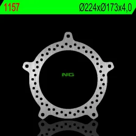 NG BRAKES Front Fixed Brake Disc 224mm SYM Euro / GTS / Joyride / Shark 125-200cc 99-16