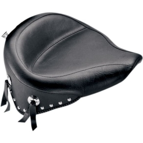 MUSTANG Wide Vintage Solo Seat Harley Davidson FLST / FLSTC / FLSTF / FLSTN / FLSTS / FXST / FXSTB / FXSTC / FXSTS / FXSTSB 1340cc 85–99