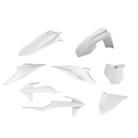 Polisport plastikų komplektas KTM SX, SX-F 125/450cc 19-22 Balta