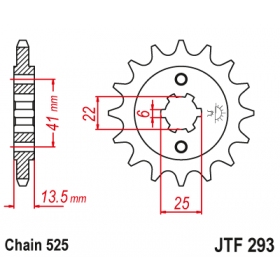 Front sprocket JTF293