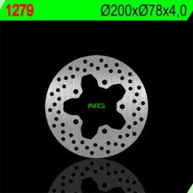NG BRAKES 1279 galinis fiksuotas stabdžių diskas DAELIM S1 125 05-17