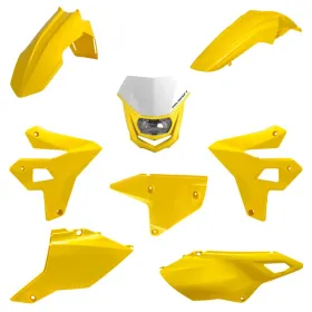 Polisport plastic set with headlamp Suzuki DR-Z 400 00-25