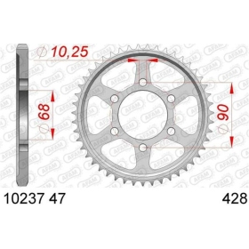 AFAM Steel Standard Rear Sprocket 428 47-48 teeth HONDA CB 125 18-25