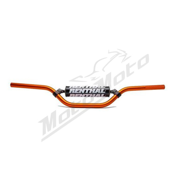 Renthal Handlebar + Pad Ø22mm orange
