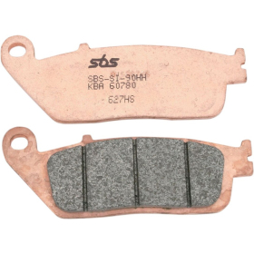 SBS HS Street Excel 627HS Sintered Front Brake Pads Buell / Cagiva / Honda / Kawasaki / Suzuki / Triumph / Yamaha 125-1500cc 88-22