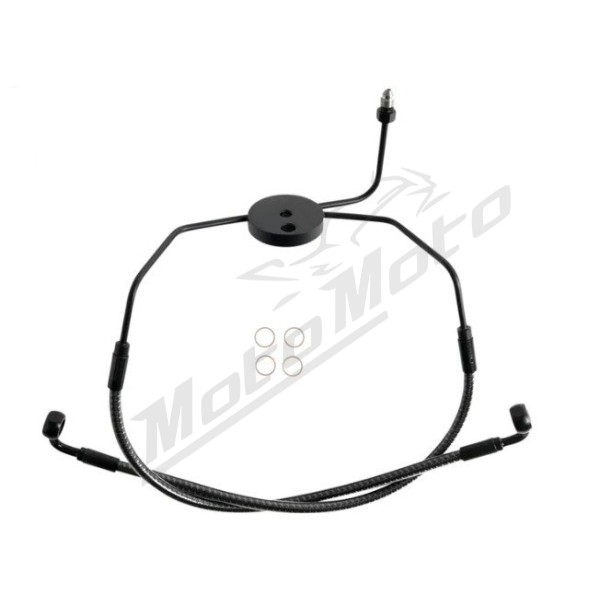 MAGNUM SHIELDING Priekinė apatinė stabdžių žarnelė/linija anglies pluošto Harley Davidson FLHR / FLHX / FLTR / FLTRU / FLTRX / FLTRXSE 1584/1800 08-13