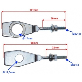 Chain adjuster tensioner set SHINERAY 50Q-2E 4T 2pcs