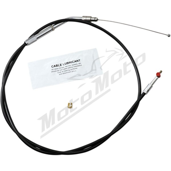BARNETT Black Vinyl Throttle/Idle Cable Harley Davidson 883-1200CC 2007-2022