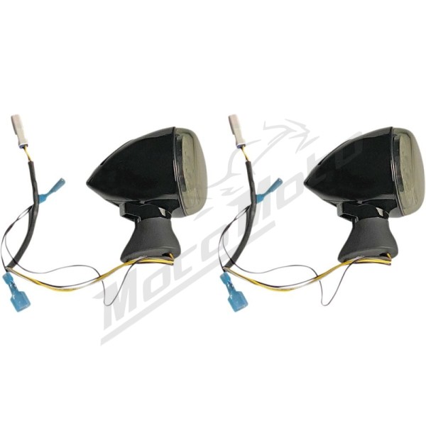 CUSTOM DYNAMICS ProBEAM® Dynamic Ringz™ Front LED Turn Signals Indian Scout 999-1133cc 15-24