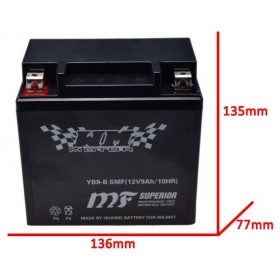 Battery YB9-B 12V 9Ah