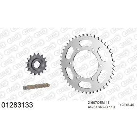 AFAM grandinės komplektas 525XSR2 Auksinė Yamaha MT-09 850 13-20