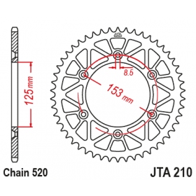 Rear sprocket JTA210