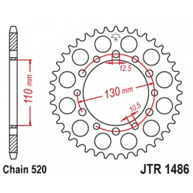 Rear sprocket JTR1486