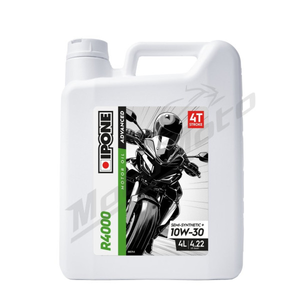 IPONE R4000 Plus Semi-synthetic oil 4T 10W30 4L