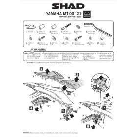 TOP CASE HOLDER SHAD YAMAHA MT03 2021->