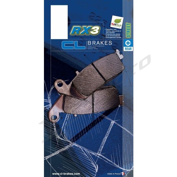 CL BRAKES Street Sintered Metal Brake pads - 2922RX3