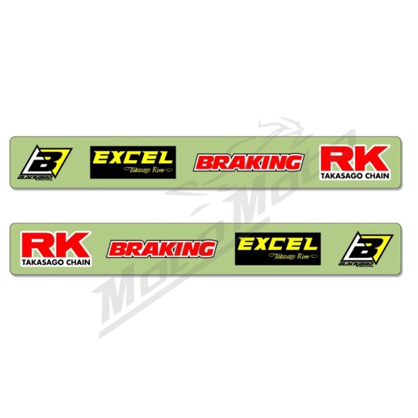 BLACKBIRD RACING Swingarm Stickers Suzuki RM / RM-Z 125-450cc 96-23