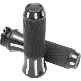 DRAG SPECIALTIES Custom Grips Harley Davidson FLD / FLH / FLHC / FLHR / FLHRC / FLHRCI 1340-1690cc 80-15