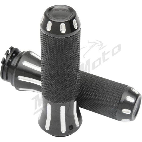 DRAG SPECIALTIES Custom Grips Harley Davidson FLD / FLH / FLHC / FLHR / FLHRC / FLHRCI 1340-1690cc 80-15