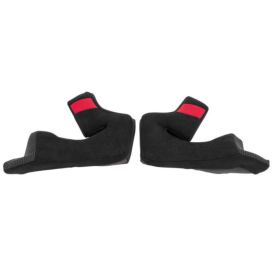 NOLAN Cheek pads / linings red/black L-M N104 ABSOLUTE.