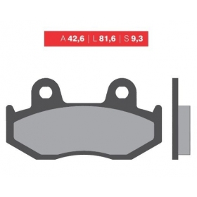 Brake pads NOVASCOOT FT3034 / MCB685 STANDARD