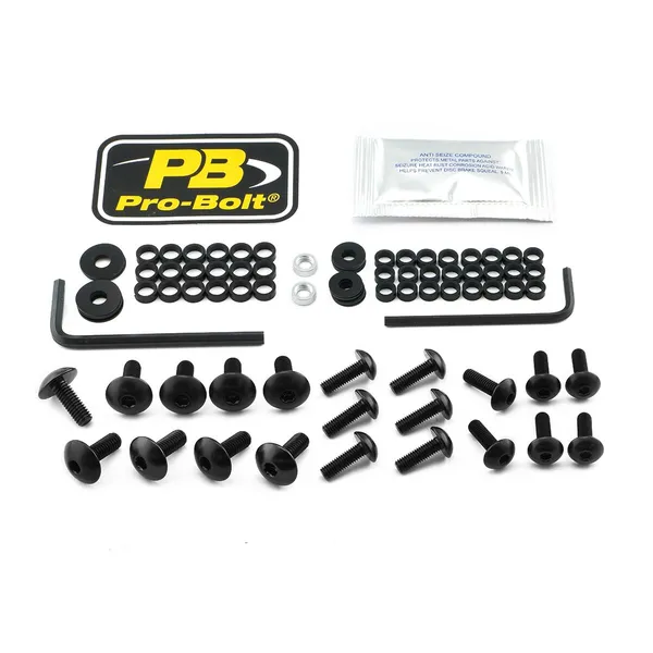 PRO BOLT Aluminium Fairing Bolt Kit for Kawasaki ZX-6R 636cc 13-19