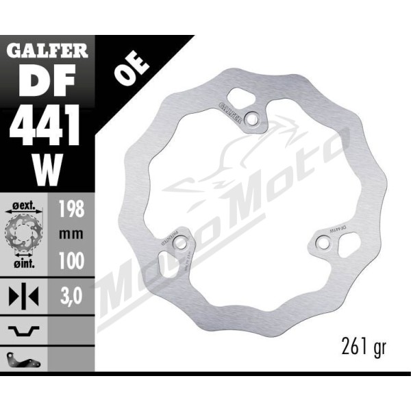 GALFER Wave® Front Brake Rotor  Yamaha YZ 65cc 18->