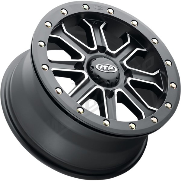 ITP Inertia Wheel R15x7 4/137 5+2 (+30mm) Black Matte