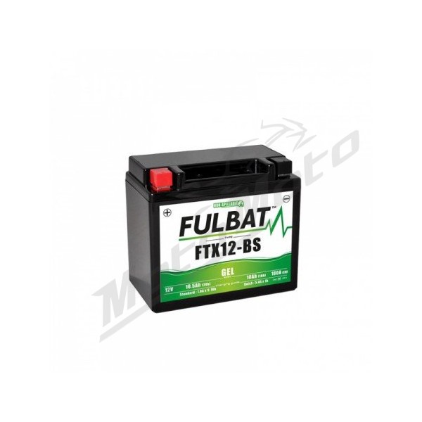 FULBAT Battery 10.5 Ah 180 A EN 12V GTX12-BS (FTX12-BS Gel)