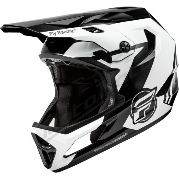 FLY RACING Rayce Bicycle Helmet - Black/White/Grey