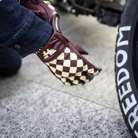 HolyFreedom Bullit Insulto Perforated genuine leather gloves