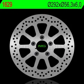 NG Rear Fixed Brake Disc 292x56.3x6mm Harley Davidson Dyna / Softail 1450-1690cc 02-18