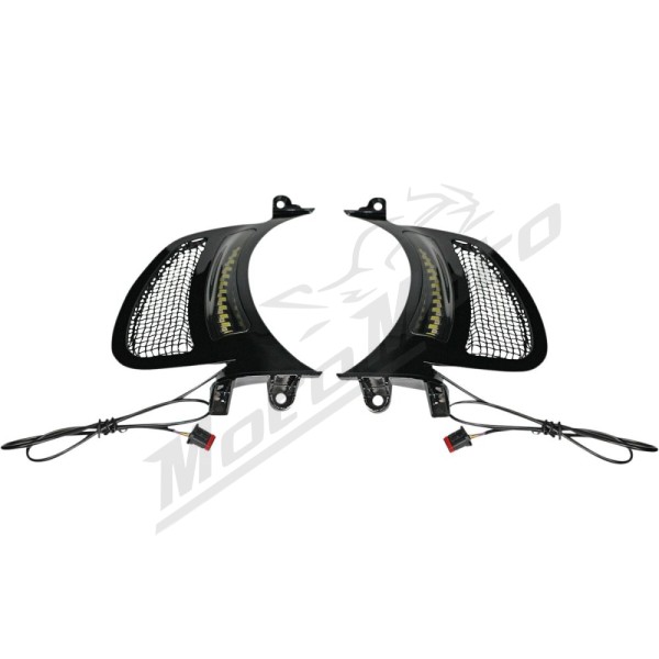 CUSTOM DYNAMICS Genesis® 4 Dynamic LED Road Glide® Vent Inserts Harley Davidson FLTRK / FLTRKSE 1690-1977cc 15-24