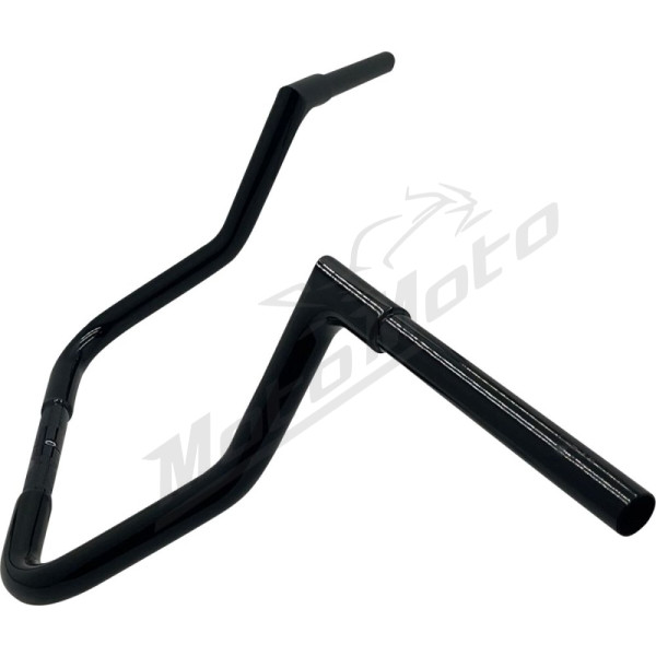 FAT BAGGERS INC. 1-1/4" EZ Install Flat Top Batwing Handlebar Black 32mm 86,5cm (33cm)
