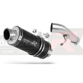 Exhaust silencer Dominator GP1 BLACK SUZUKI GSF 1250 N / S BANDIT 2007-2016